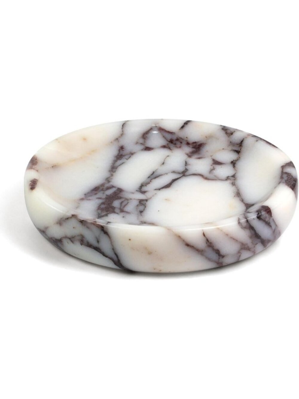 Elegant Round Marble Jewelry Dish - 5.5 Inch Ring Holder for Rings & Accessories
